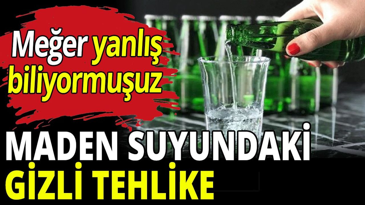 Maden Suyundaki Gizli Tehlike: Böbrek Sağlığı Üzerindeki Olumsuz Etkiler