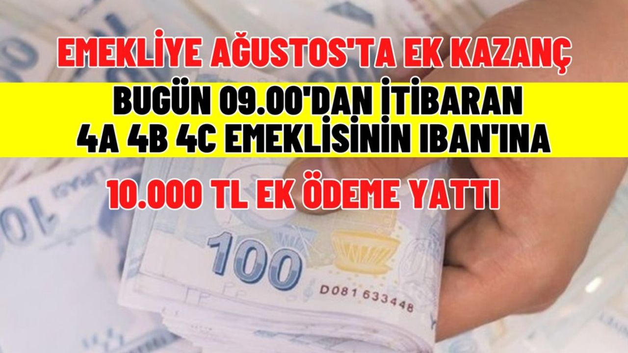 Ağustos Ayında Emekliye Yüksek Promosyon Fırsatları