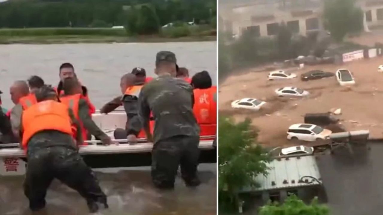 Pekin'de Fırtına ve Sel Felaketi: 33 Kişi Hayatını Kaybetti