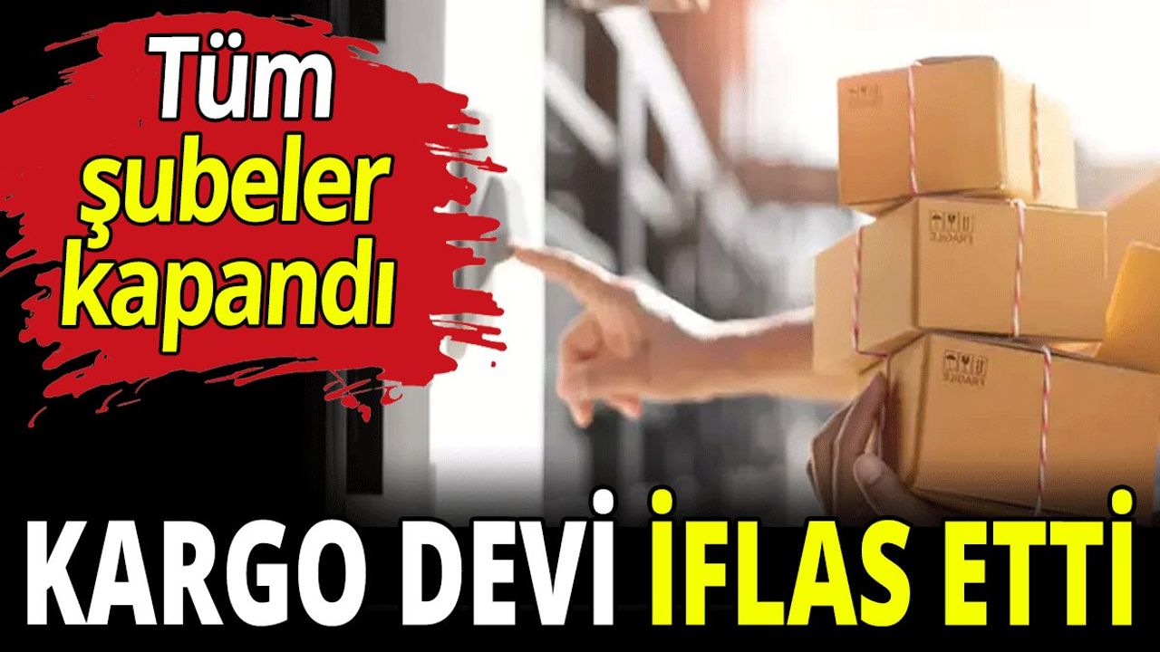 Kargo Devi Yellow İflas Etti, Tüm Şubeleri Kapandı