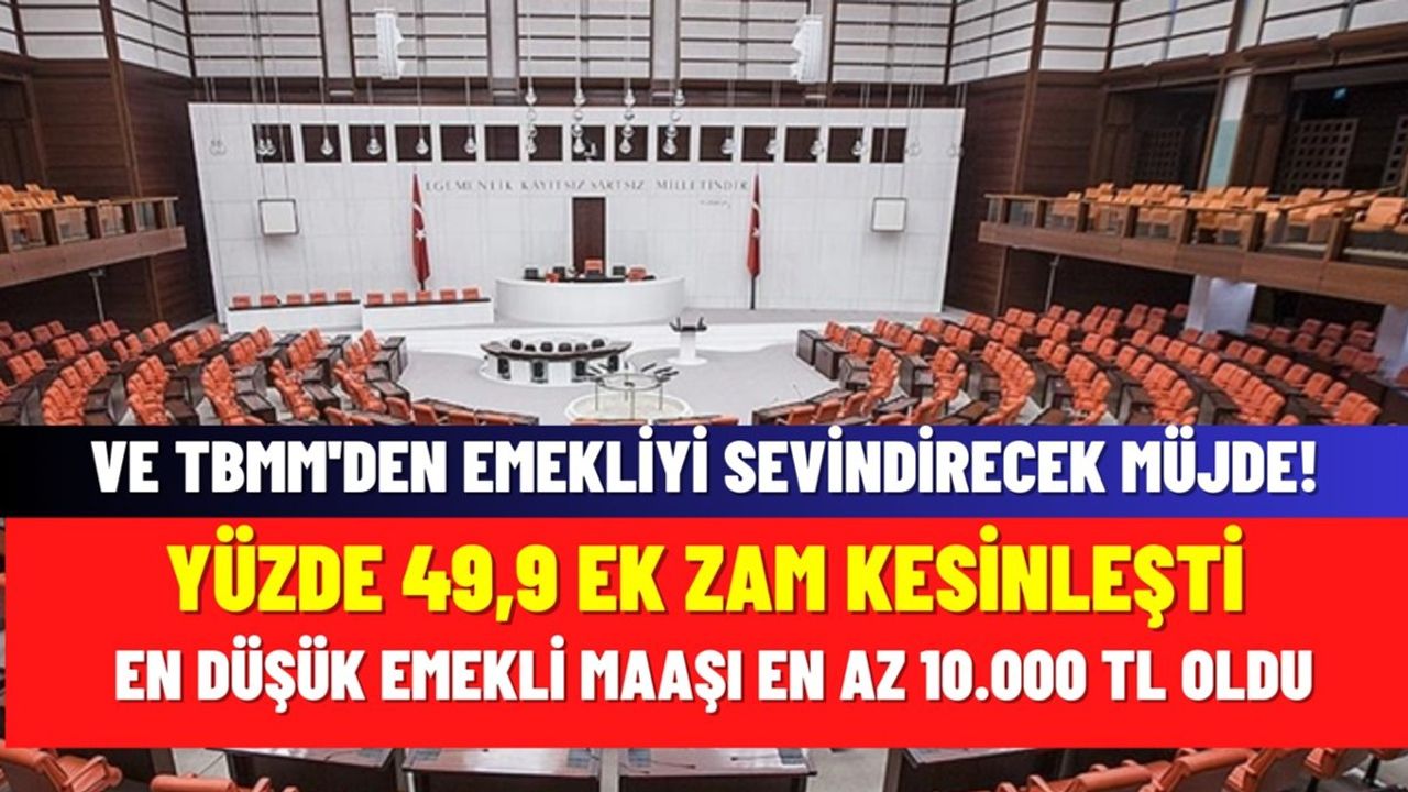 Emekliye Yüzde 9,49 Ek Zam Kesinleşti!