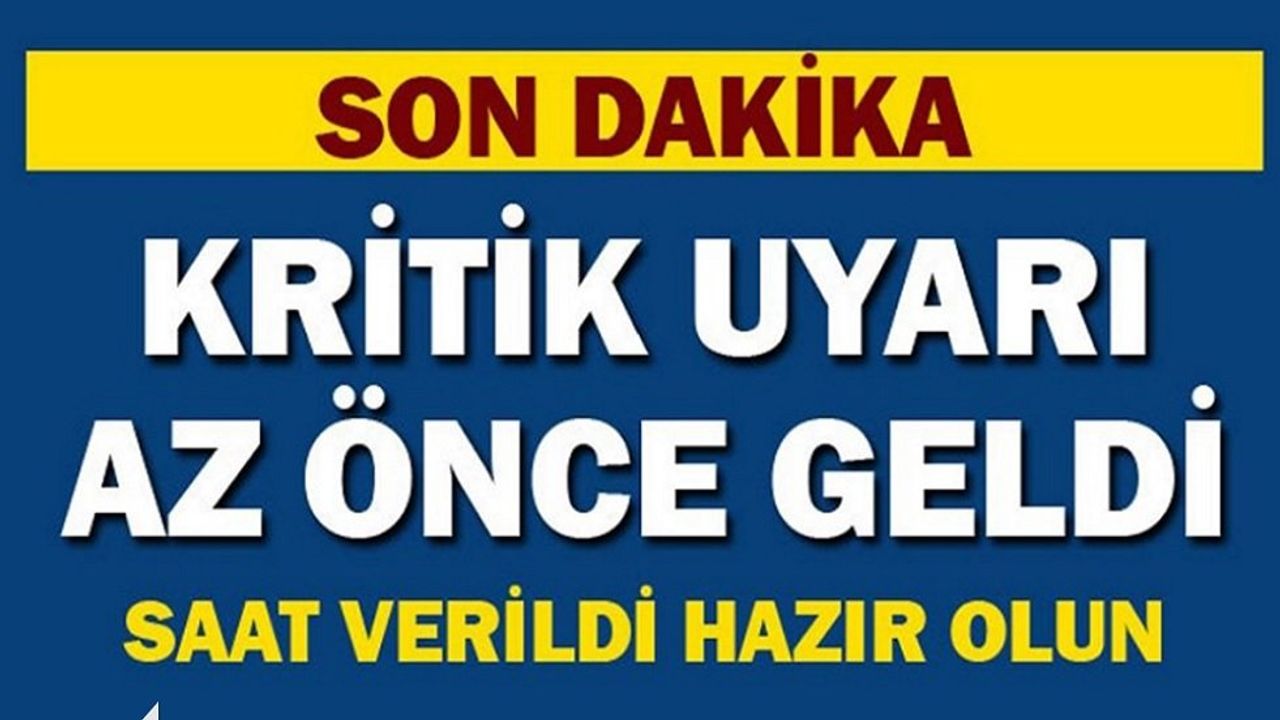 Kavurucu Sıcaklar Geliyor! Meteoroloji Uyardı! Pazar Gününe Dikkat...