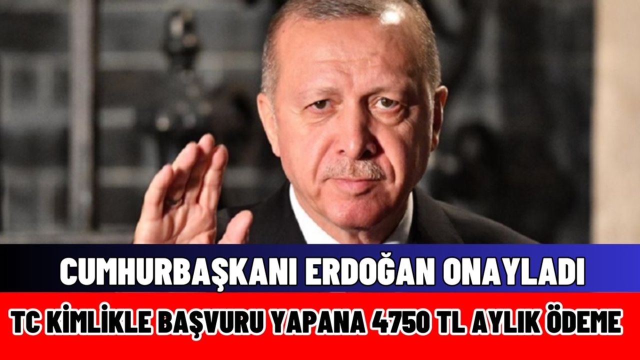TC Kimlik Numarası ile 4.750 TL Nakit Destek Sağlanacak!