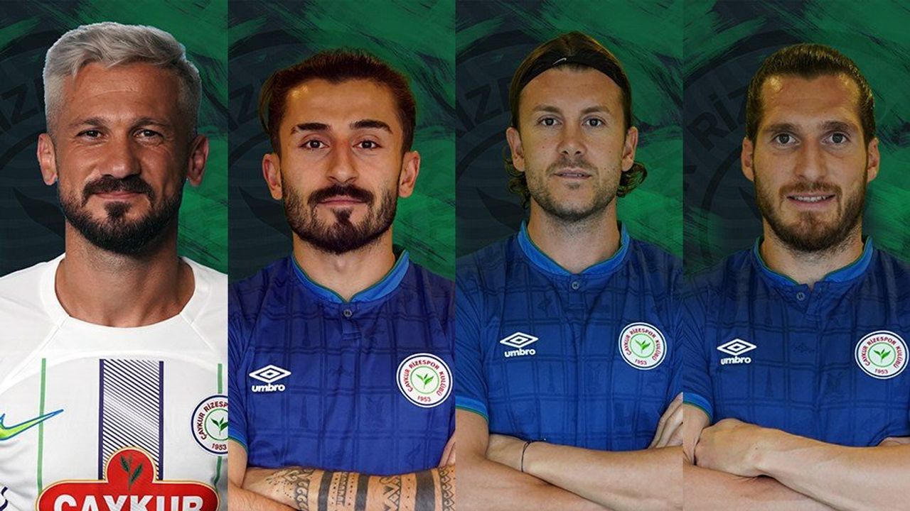 Çaykur Rizespor, 4 Futbolcuyla Yollarını Ayırdı