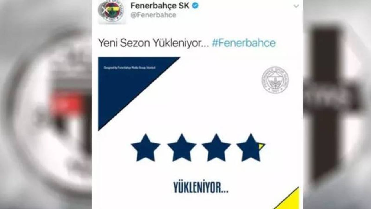 Fenerbahçe'nin 4 Yıldız Yükleniyor Paylaşımı