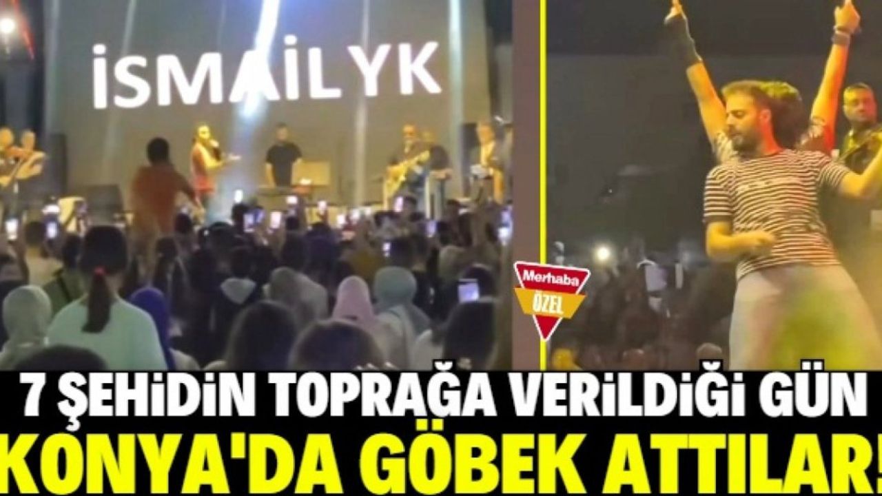 Konya'da Şehitlerin Toprağa Verildiği Günde Belediye Konser Düzenledi