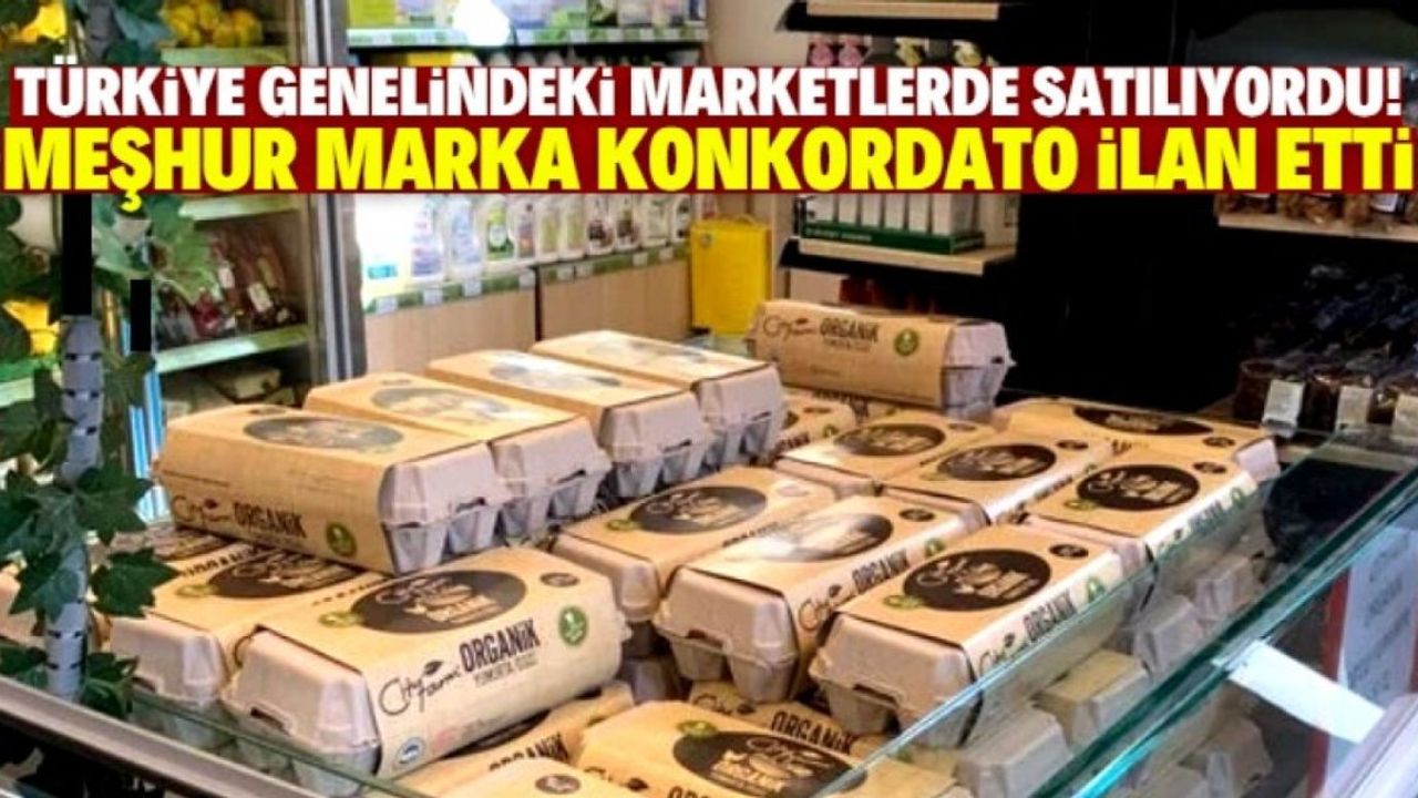 Organik Yumurta Üreticisi Orya Organik Yaşam Konkordato İlan Etti