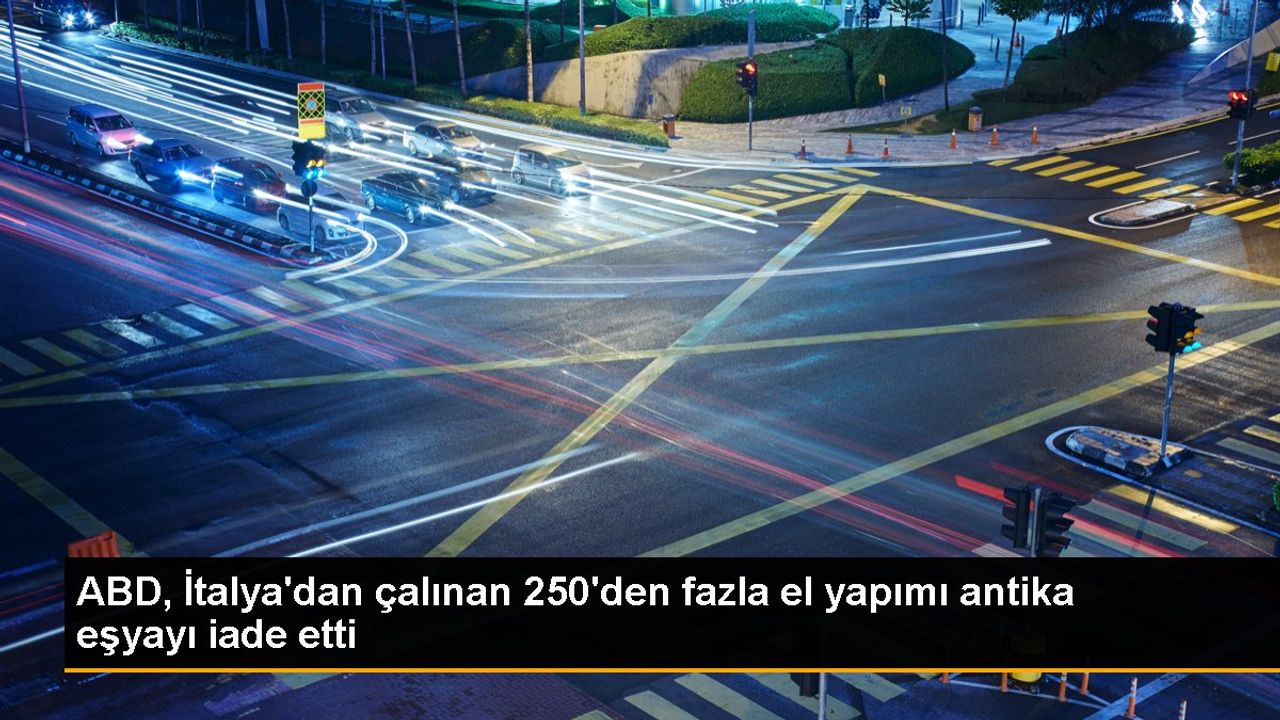 ABD, İtalya'ya Çalınan Eserleri İade Etti