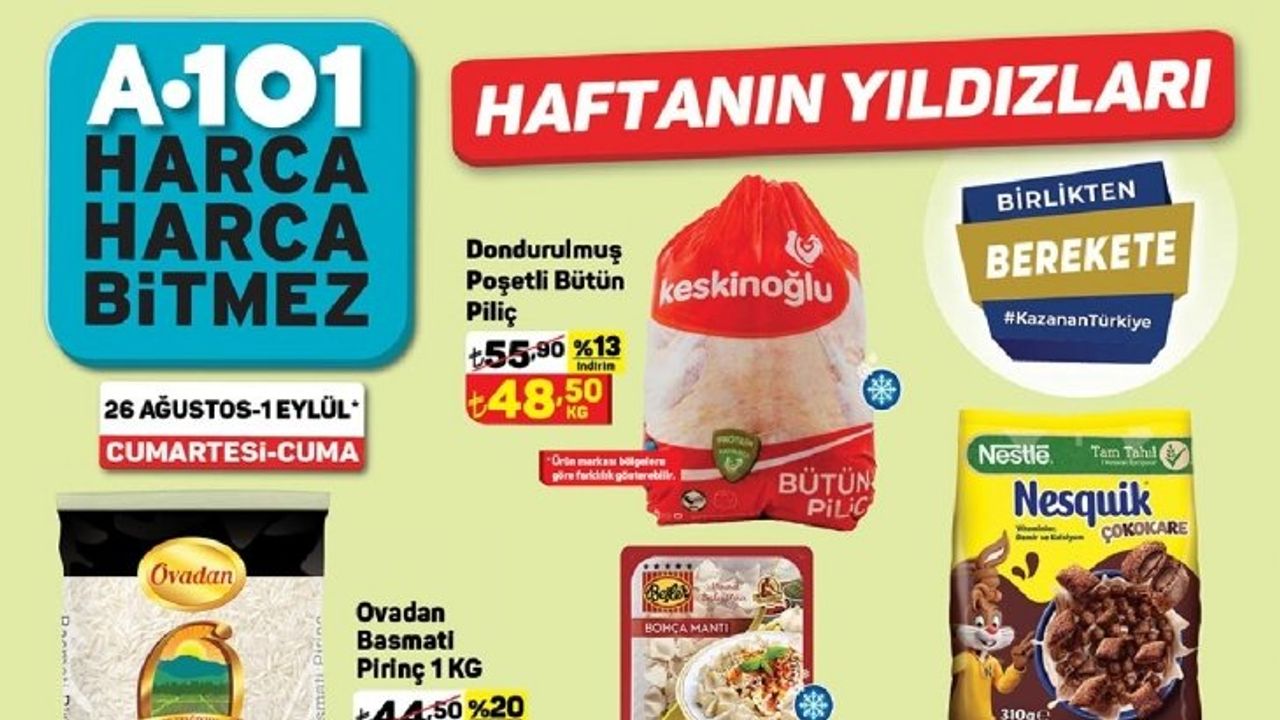A101 İndirimli Aktüel Ürünler Kataloğu