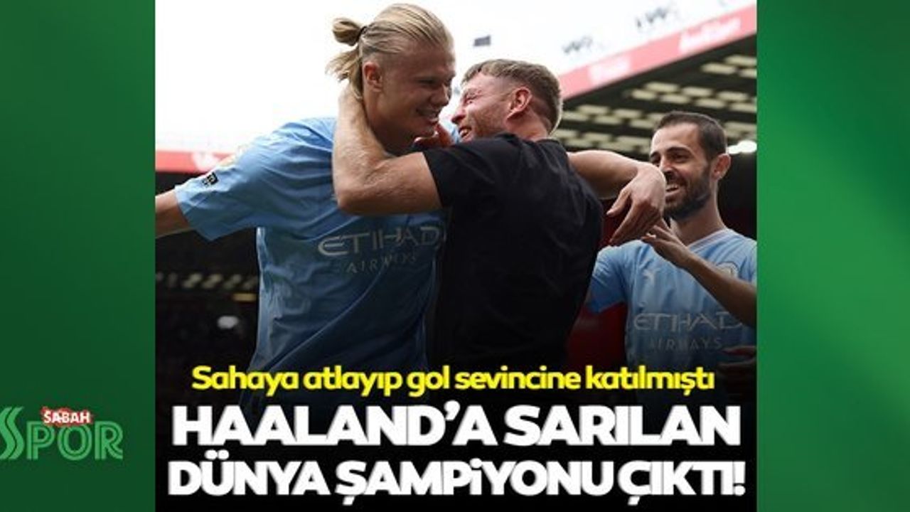 Manchester City'nin Sheffield United'ı Yendiği Maçta Terry Flanagan Sahaya Atladı