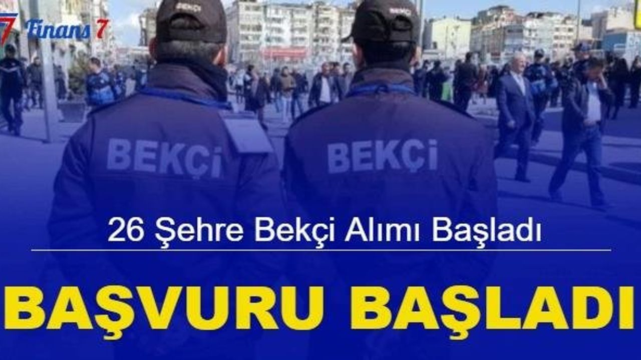 İŞKUR Aracılığıyla 26 Şehre Bekçi Alımı Başladı