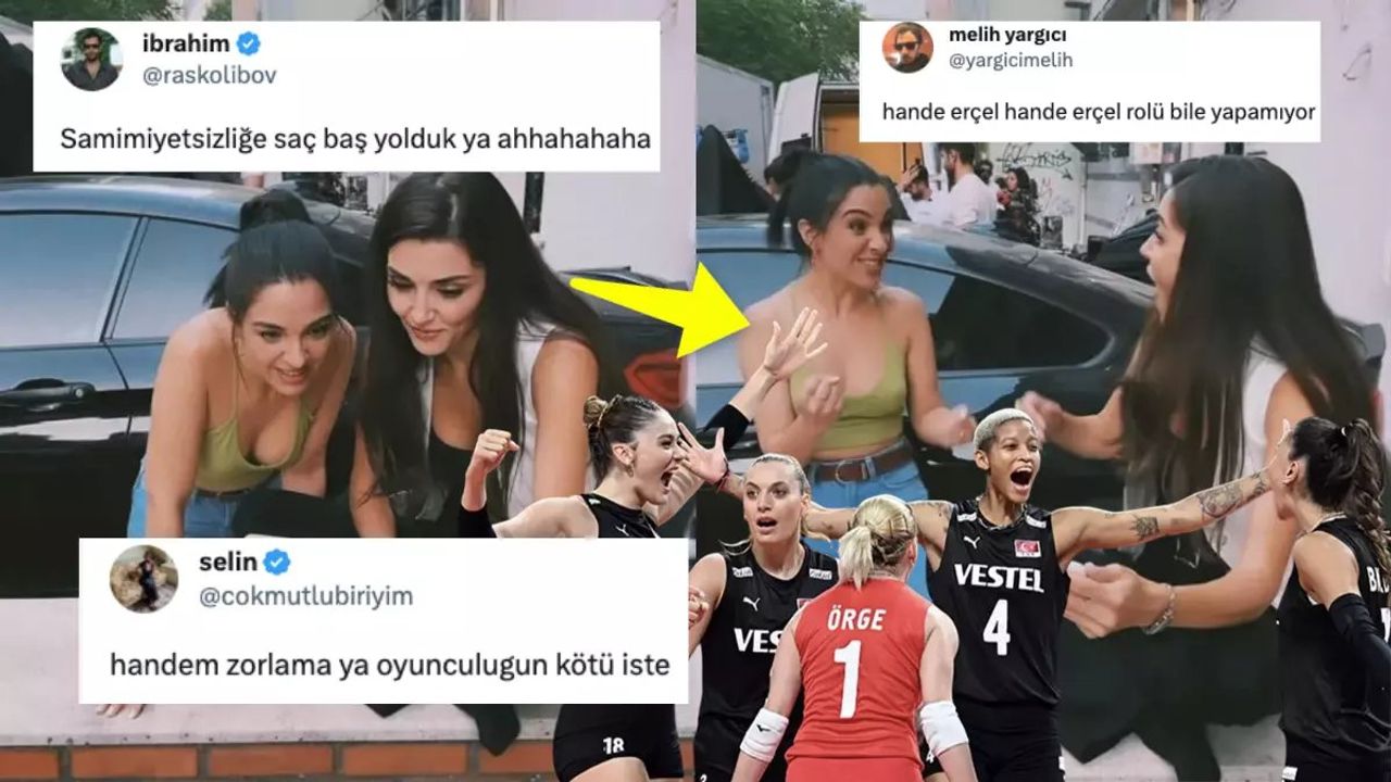 Hande Erçel Filenin Sultanları'nın heyecanını paylaştı