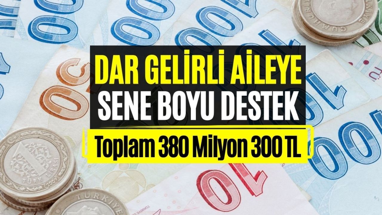 Bakanlık İhtiyaç Sahibi Ailelere Destek Veriyor! Toplam 380 Milyon 300 Bin TL İletildi