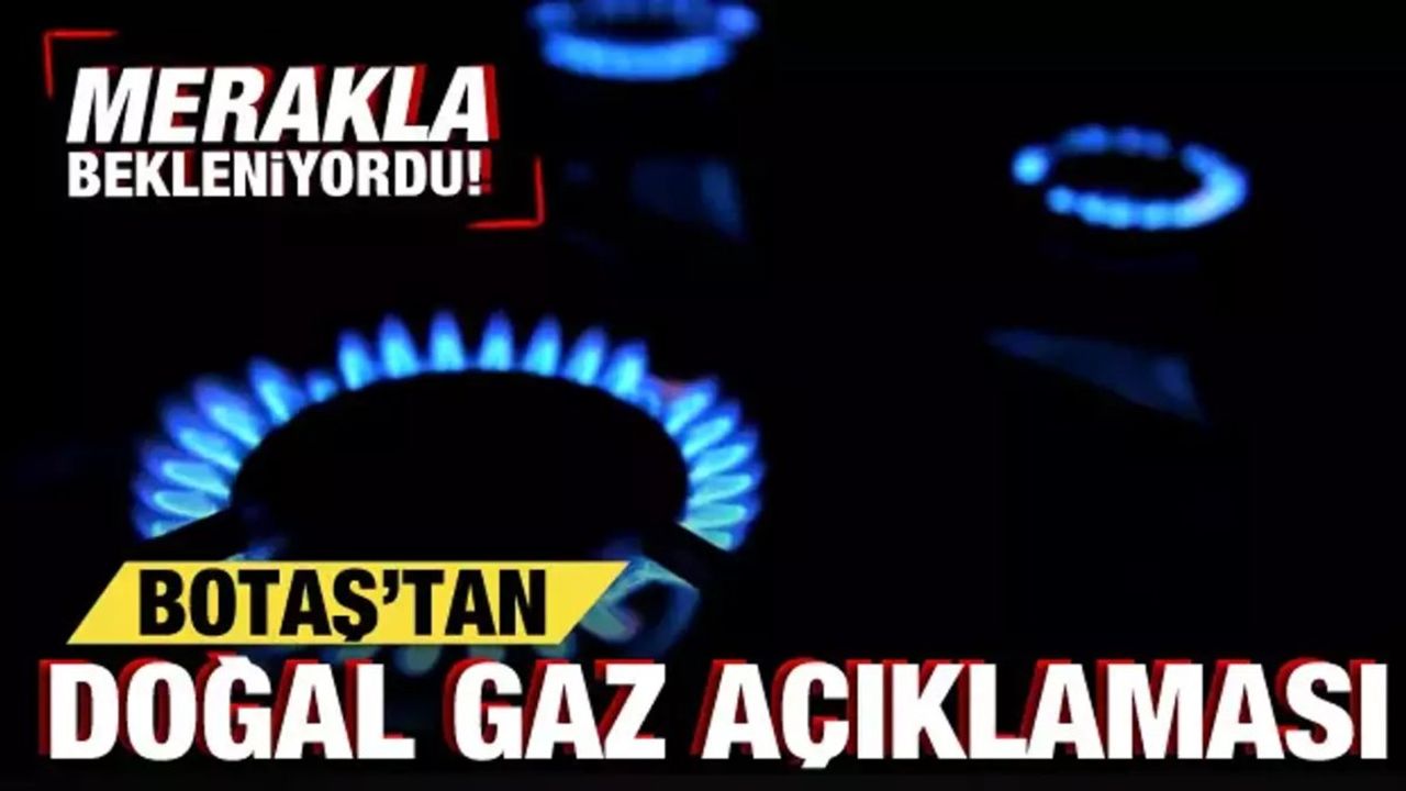 BOTAŞ'ın Eylül Ayı Doğal Gaz Tarifesi Değişmedi