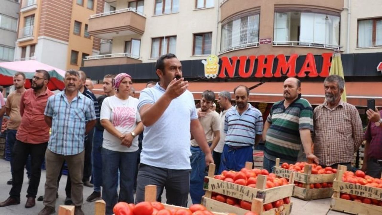 Bolu'da Pazarcılar Zincir Marketlere Tepkili