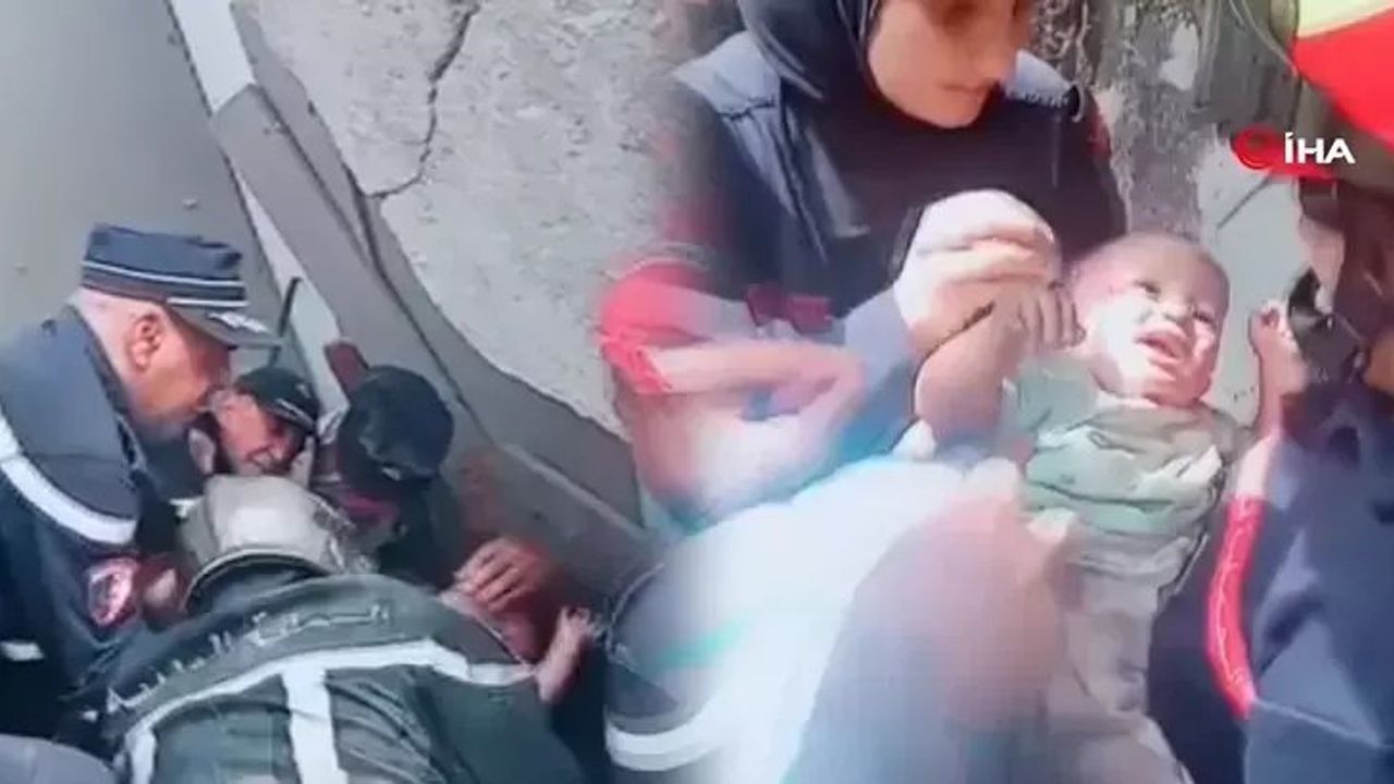 Annaba'da Gaz Patlaması Sonucu Bina Çöktü, Bebek Kurtarıldı