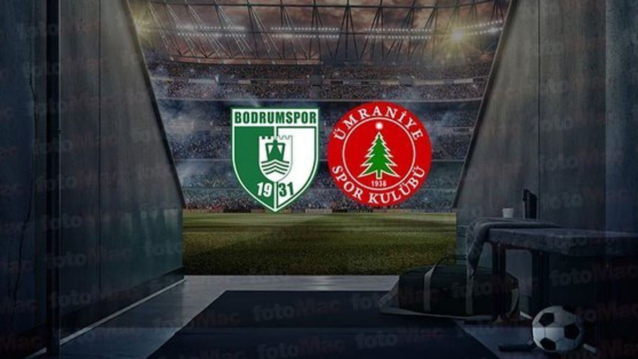 Bodrumspor - Ümraniyespor Maçı Ne Zaman, Saat Kaçta ve Hangi Kanalda Canlı Yayınlanacak?