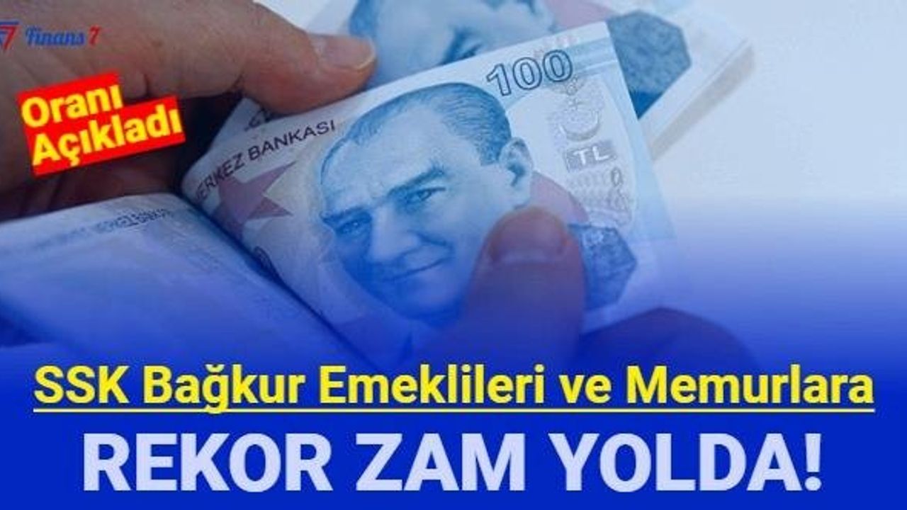 Memurlara ve Emeklilere Rekor Zam Yolda