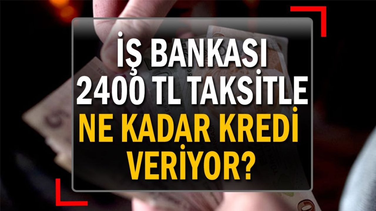 İş Bankası 50 Bin TL Kredi Kampanyası