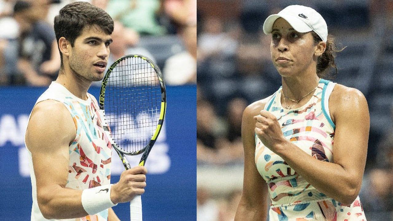 ABD Açık'ta Carlos Alcaraz ve Madison Keys Yarı Finale Yükseldi