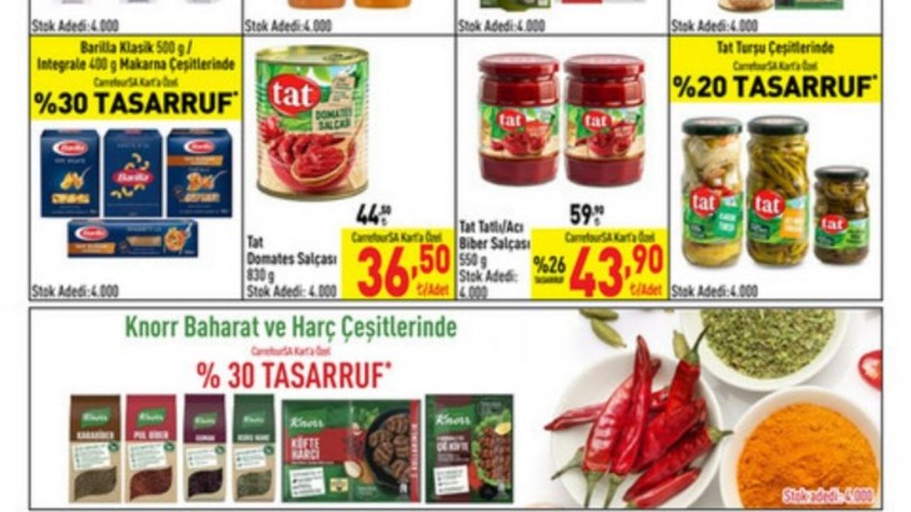 CarrefourSA Yeni İndirimli Ürünler