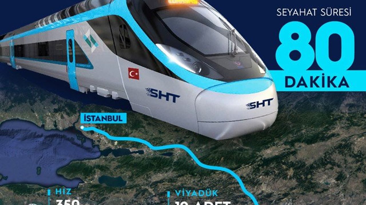 Bakan Duyurdu: Ankara-İstanbul Arası 80 Dakikaya Düşüyor!