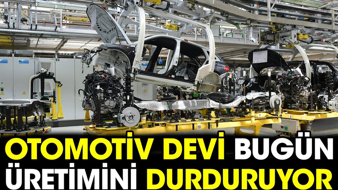 Skoda Üretimini Durduruyor