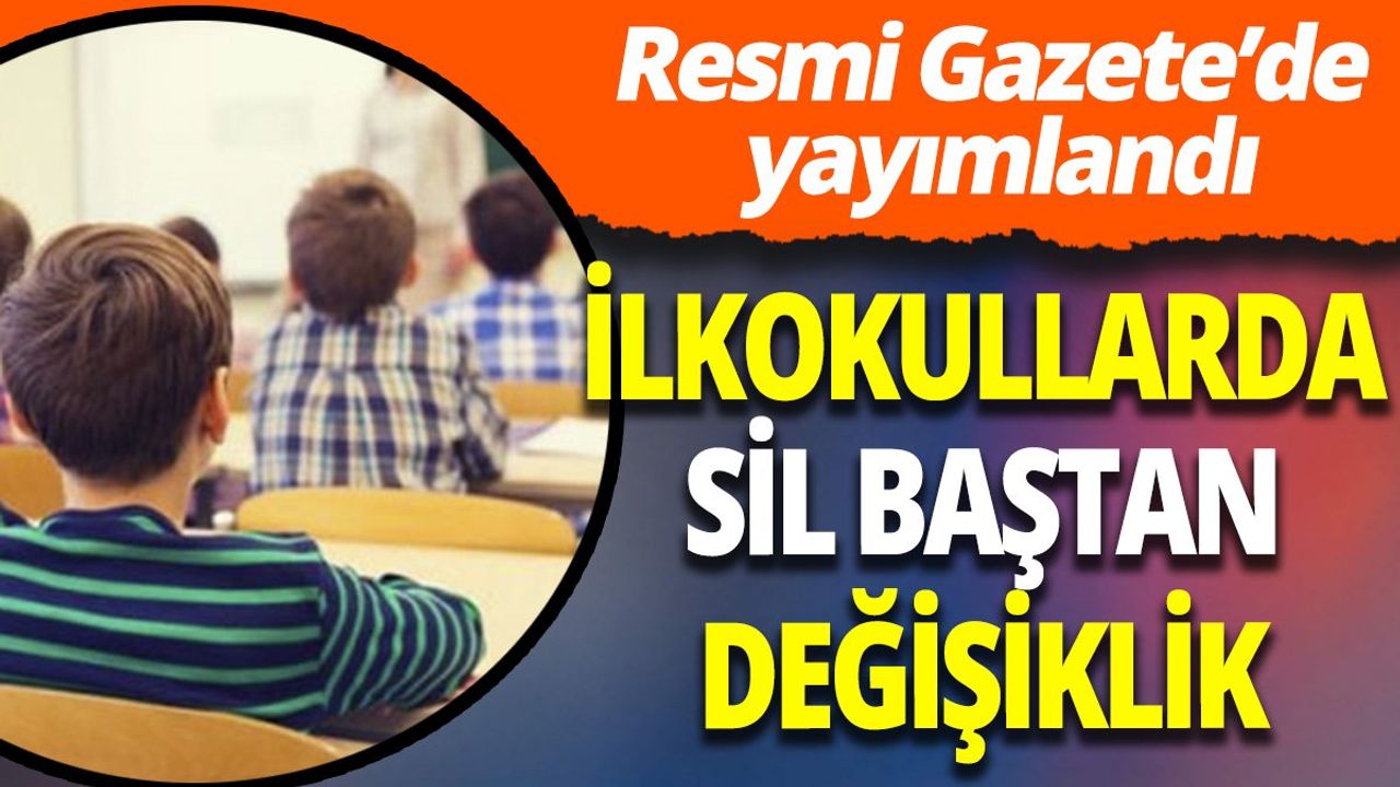 İlkokullarda Yazılı Sınav Kalktı