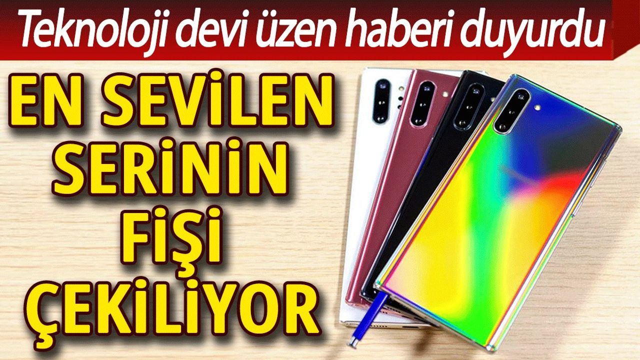 Teknoloji Devi Samsung Galaxy Note 10 Serisini Sonlandırıyor