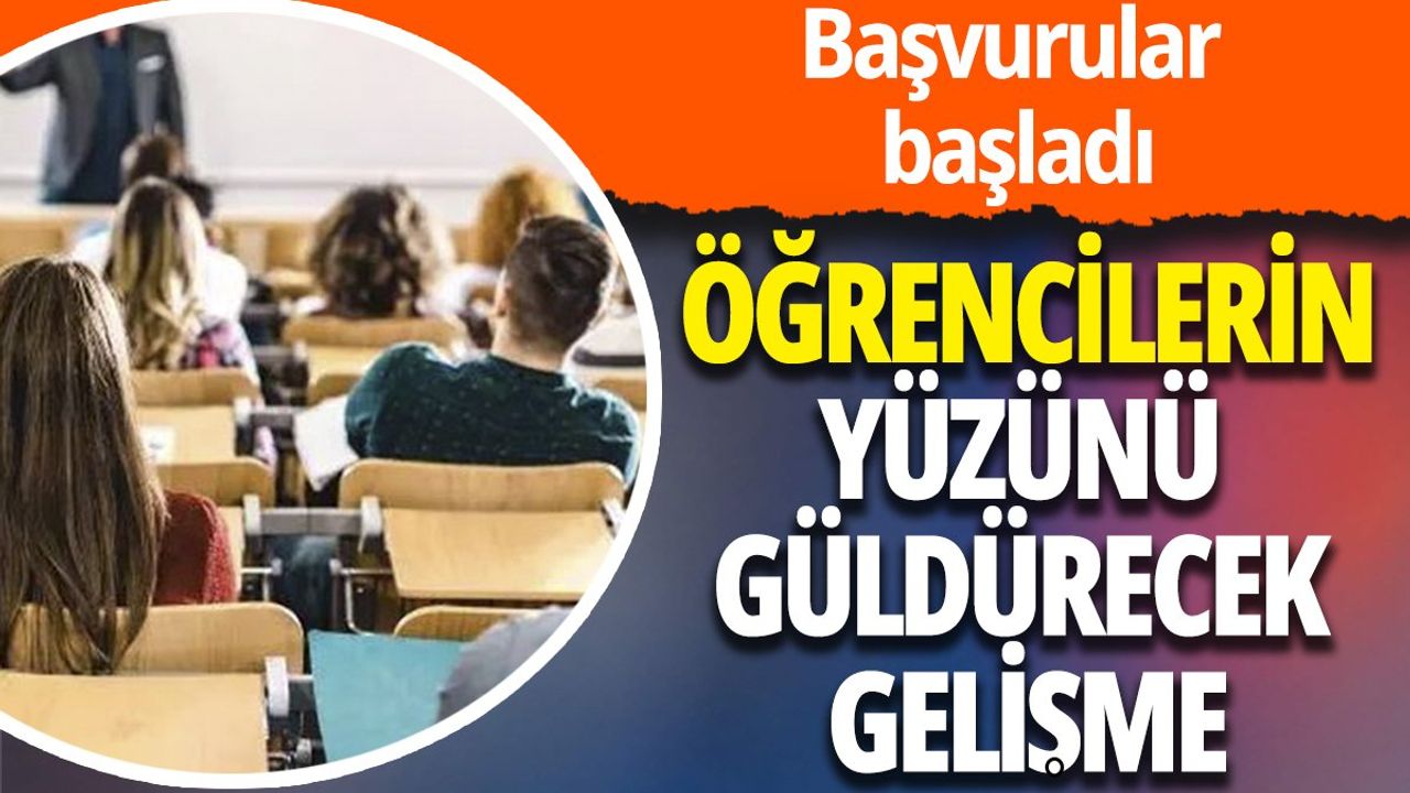 Öğrencilere TEV Bursu: Başvurular Başladı