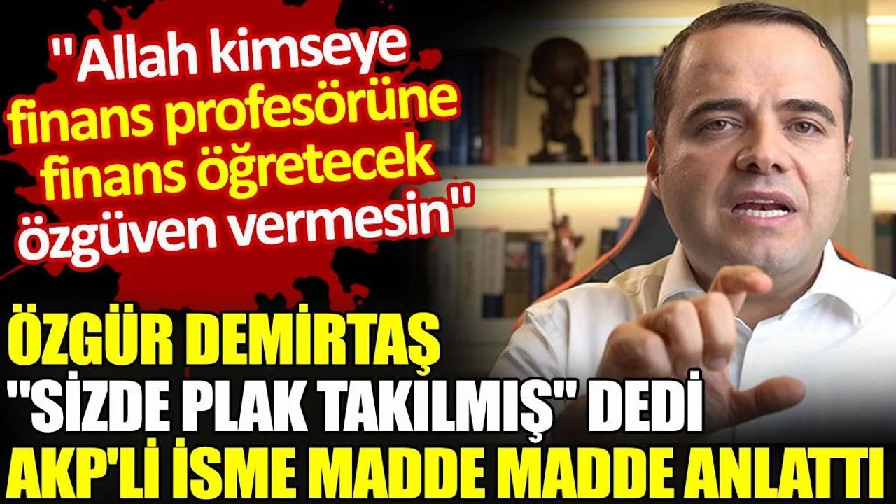 Kendisini Eleştiren AKP'liye Ders Gibi Yanıt