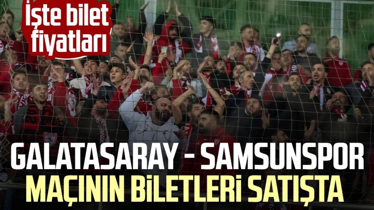 Samsunspor, Galatasaray ile Karşı Karşıya Gelecek