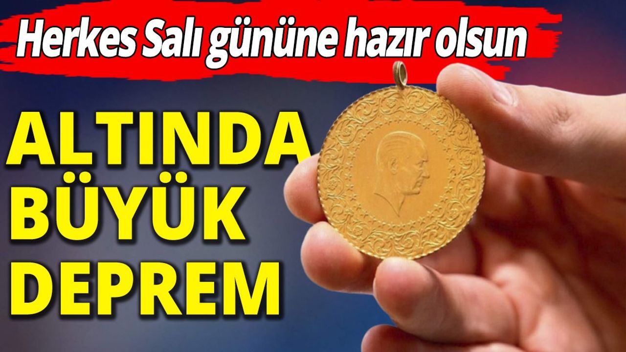 Altında Büyük Deprem! Salı Gününe Hazır Olun