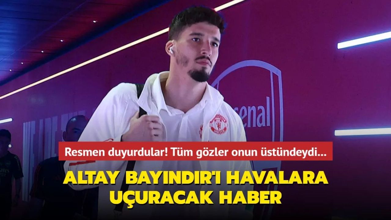 Altay Bayındır Manchester United'a Transfer Oldu