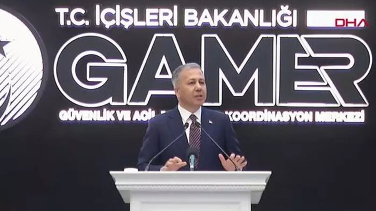 İçişleri Bakanı Ali Yerlikaya Kamuoyuyla Verileri Paylaştı