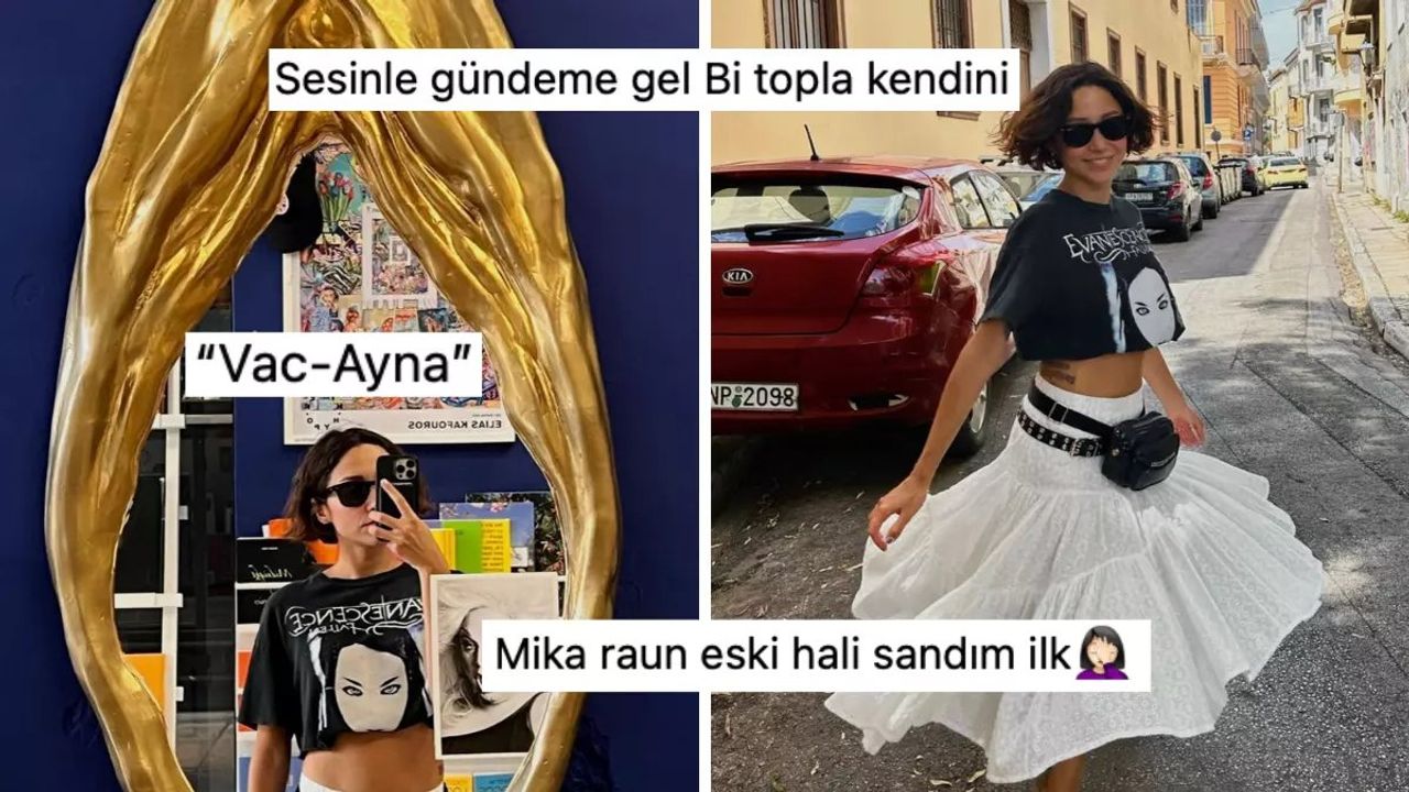 Zeynep Bastık'ın Vajina Şeklindeki Ayna Pozu Tepki Çekti