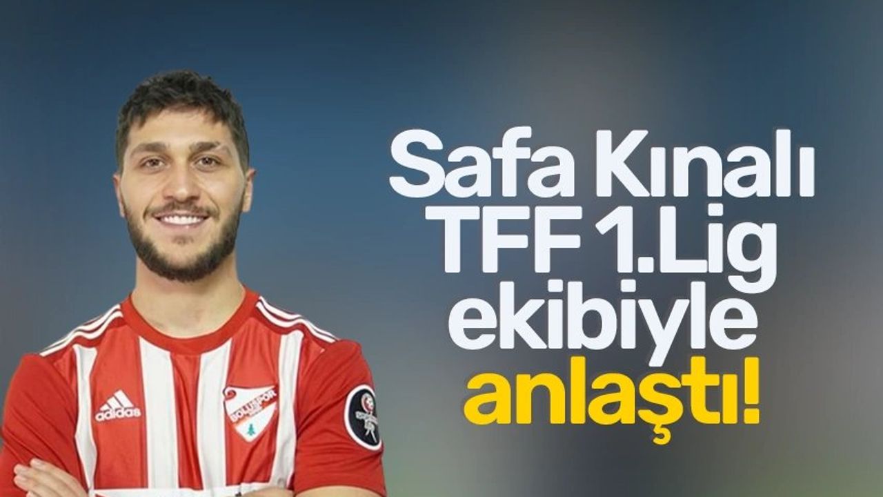 Safa Kınalı, Boluspor'a Dönüyor