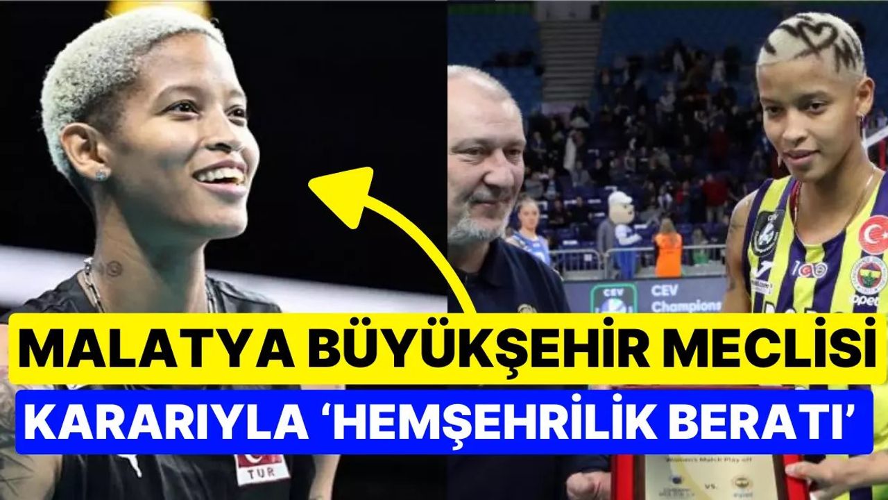 Malatya Büyükşehir Meclisi, Milli Voleybolcu Melissa Vargas'a Hemşehrilik Beratı Verdi