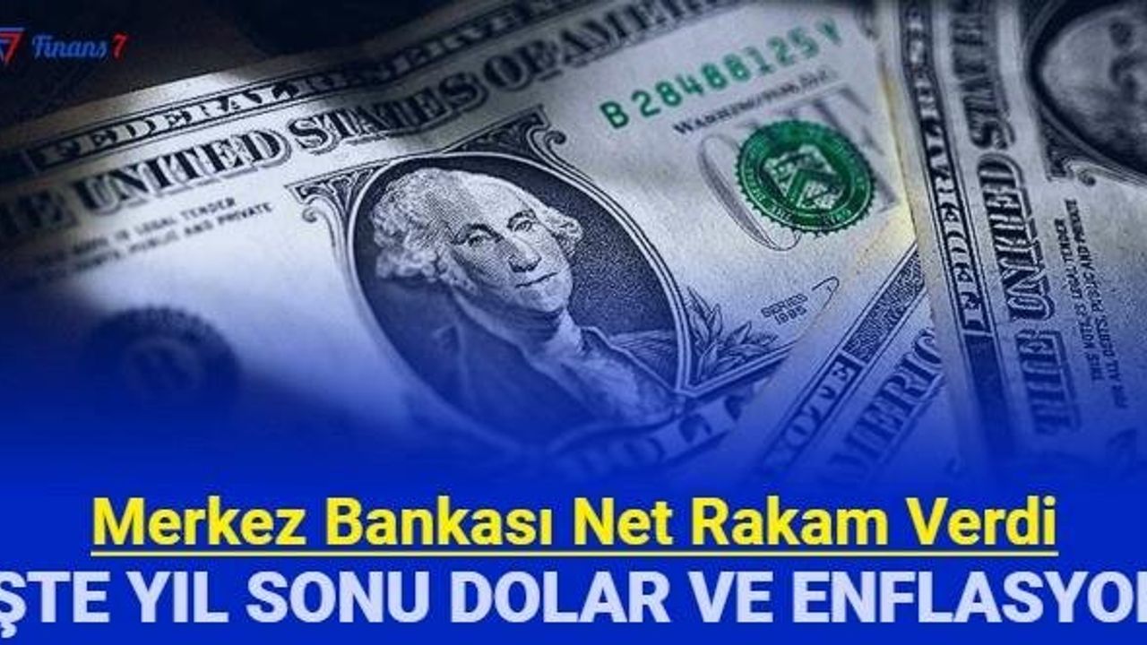 Merkez Bankası Açıkladı: Yıl Sonu Dolar ve Enflasyon Tahminleri