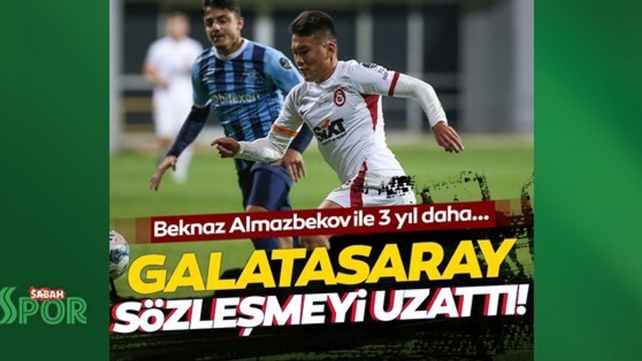 Galatasaray'da Altyapı Oyuncusu Beknaz Almazbekov İle Yeni Sözleşme İmzalandı