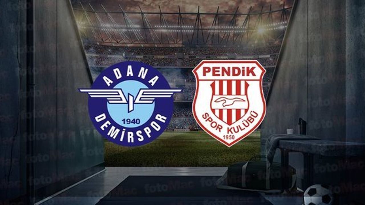 Trendyol Süper Lig 5. Hafta: Adana Demirspor - Pendikspor Maçı