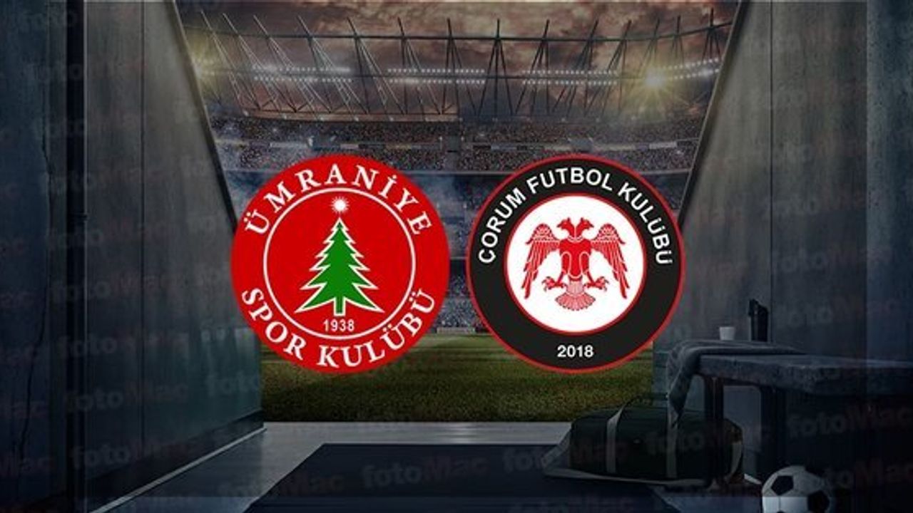 Ümraniyespor - Çorum FK Maçı Ne Zaman, Saat Kaçta ve Hangi Kanalda Canlı Yayınlanacak?