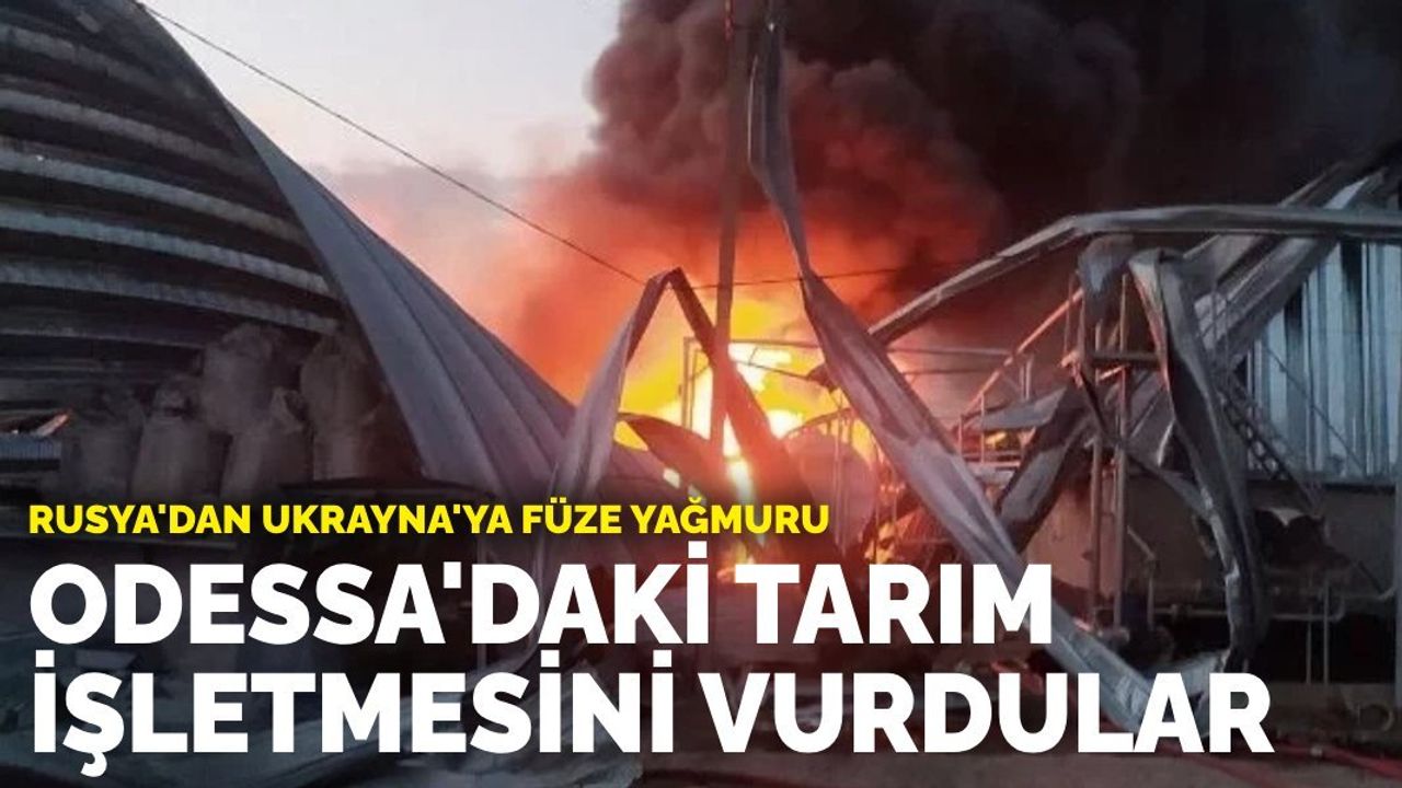 Rusya'dan Ukrayna'ya Füze Saldırısı: Odessa'daki Tarım İşletmesi Hedef Alındı