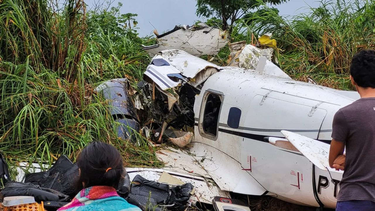 Brezilya'da Embraer Uçağı Düştü: 14 Kişi Yaşamını Yitirdi