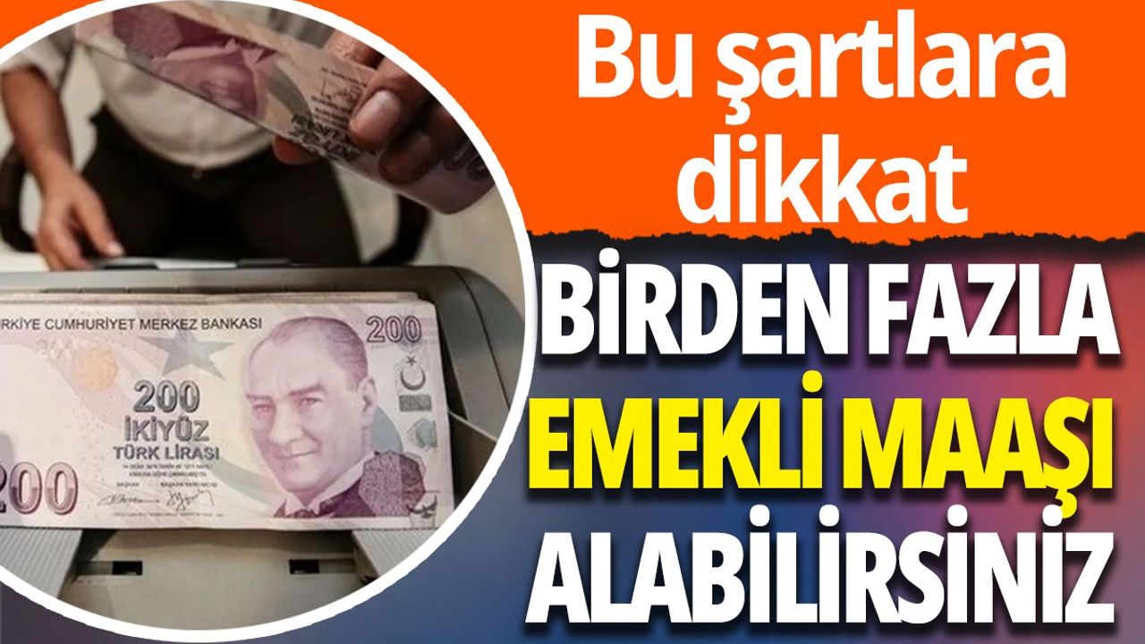 Birden Fazla Emekli Maaşı Alma Şartları ve Detayları