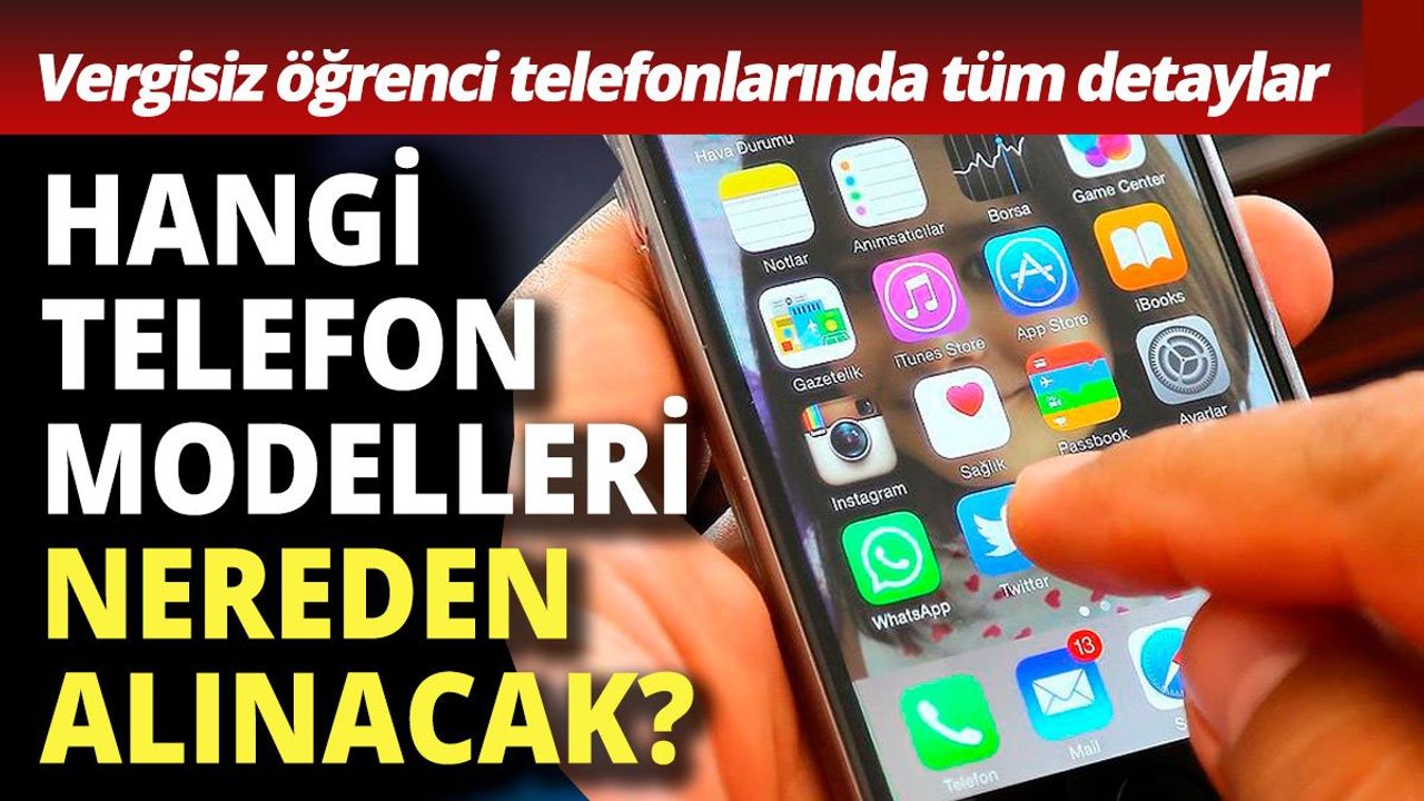 Öğrenciler Hangi Telefonlarını Nereden Alacak?