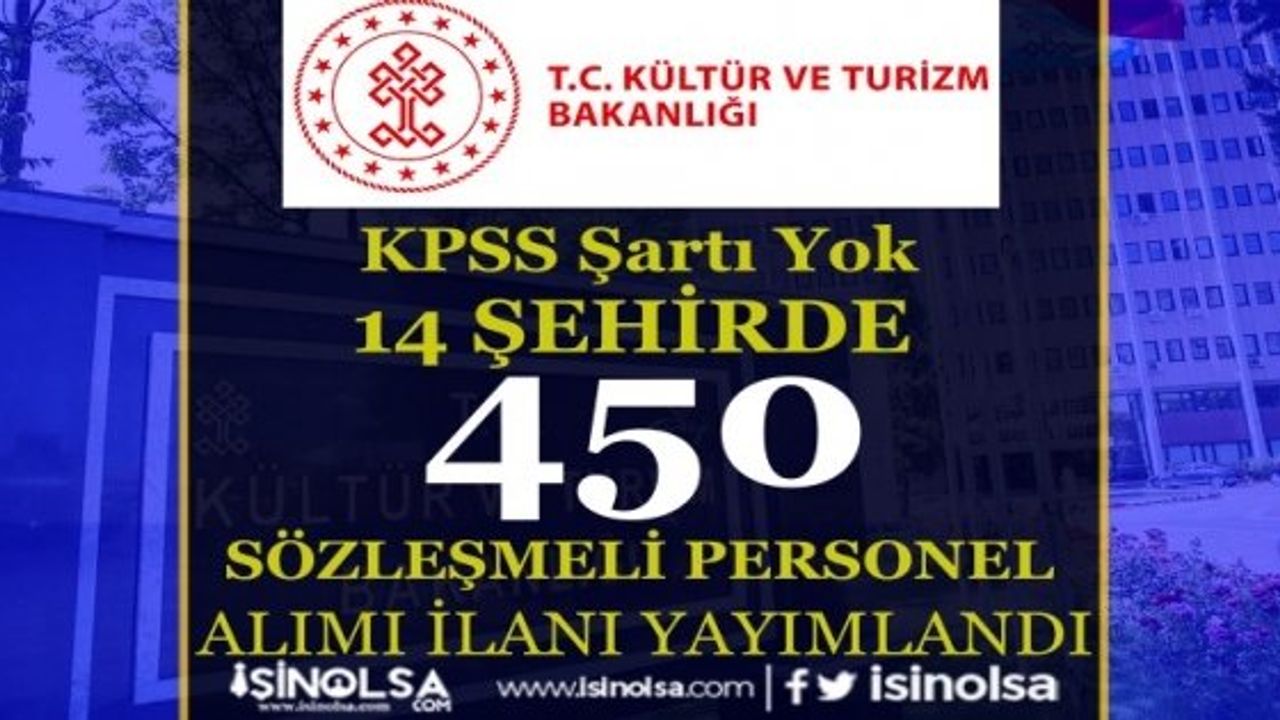 Kültür ve Turizm Bakanlığı Sözleşmeli Sanatçı Alımı İlanı