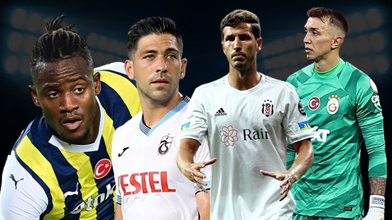 Süper Lig'de Sezon Sonunda Serbest Kalacak Yıldız Oyuncular