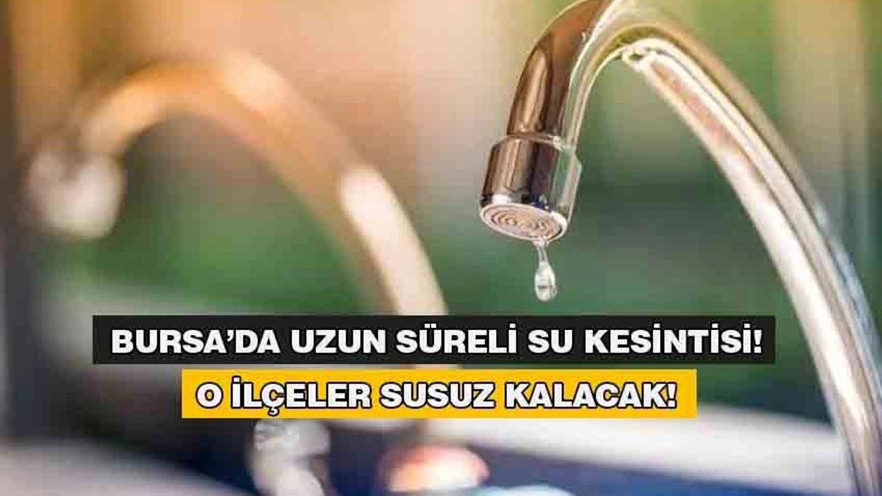 BUSKİ Tarafından Planlanmış Olan Su Kesintisi