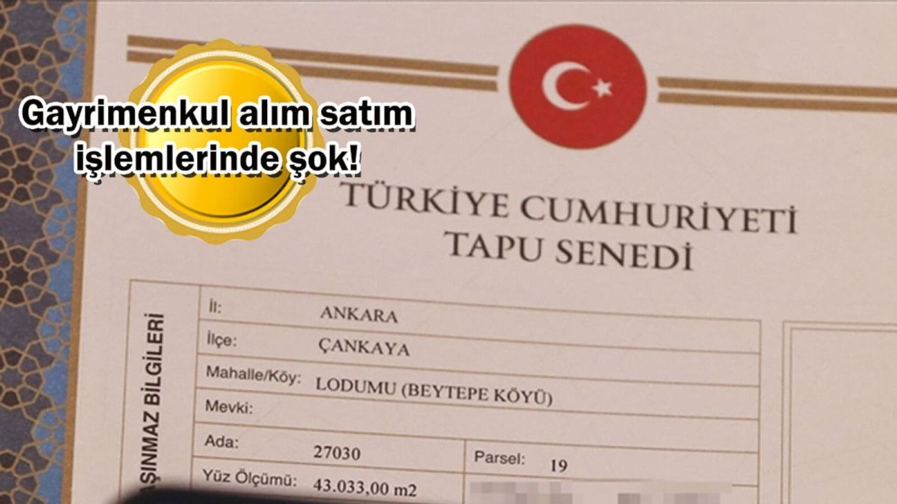 Tapu İşlemleri ve Hisseli Tapu Satışı Hakkında Detaylar